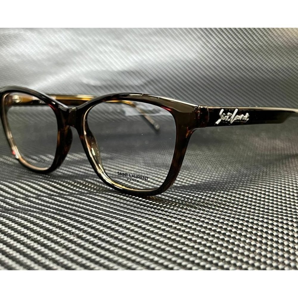 Saint Laurent Havana Cat Eye Women's Sunglasses